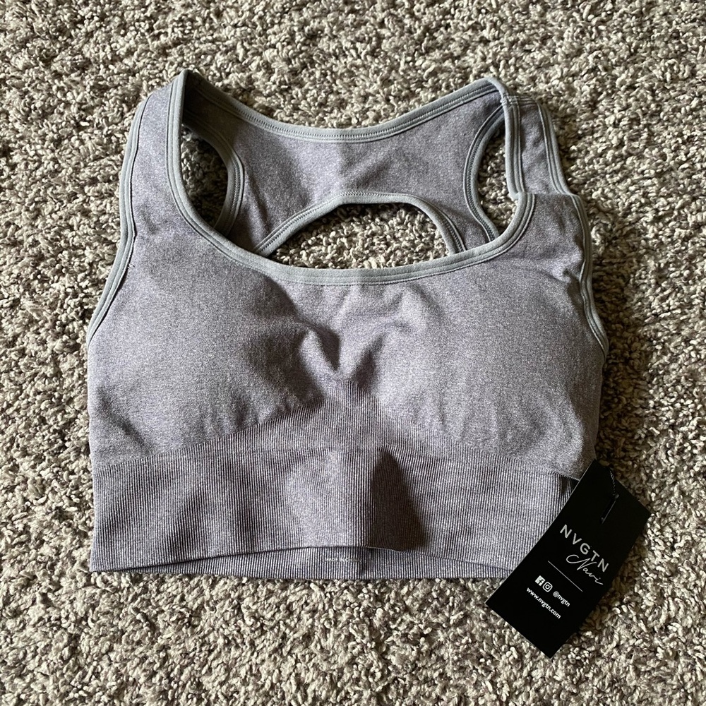 Brand New NVGTN Grey Eclipse Seamless Bra